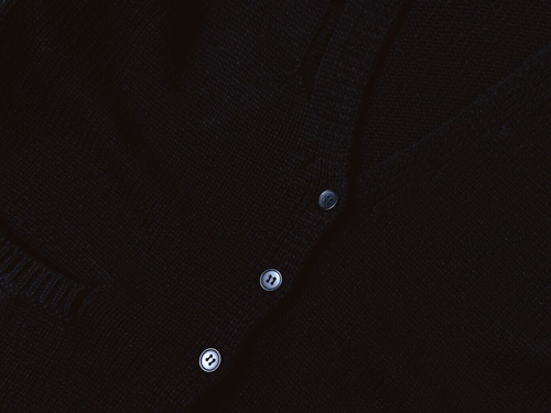 SAINT LAURENT Women 100% Cashmere Black Distressed Sweater Size M Cardigan - Picture 8 of 19
