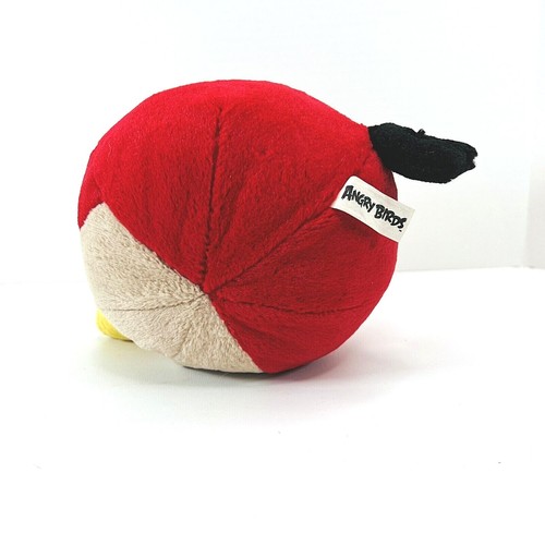 Muñeca de peluche Angry Birds Red Bird 8" juguete sin sonido 2010 - Imagen 5 de 6