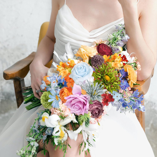 Silk Artificial Flowers for DIY Wedding Bouquets & Floral Arrangements - Picture 4 of 13