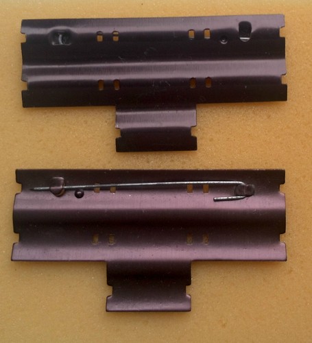 Interiemsspangen Metall Blanko an Nadel Uniform Offizier UDSSR CCCP Sowjet Armee - Picture 6 of 14