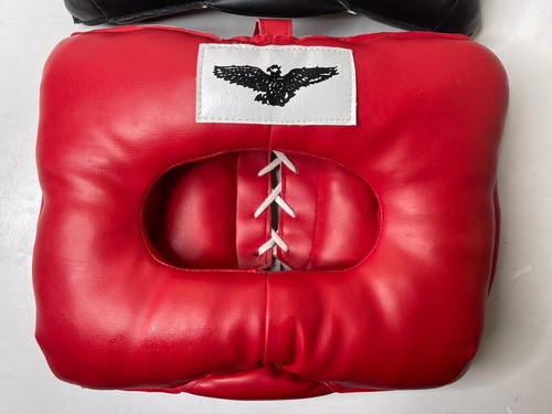 Sparring / MMA / Boxing Head Protection Red & Black Large - Picture 3 of 9