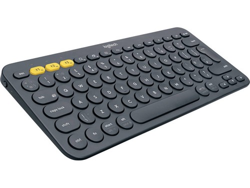 Logitech K380 Wireless Tastatur - Grau - Bild 5 von 5
