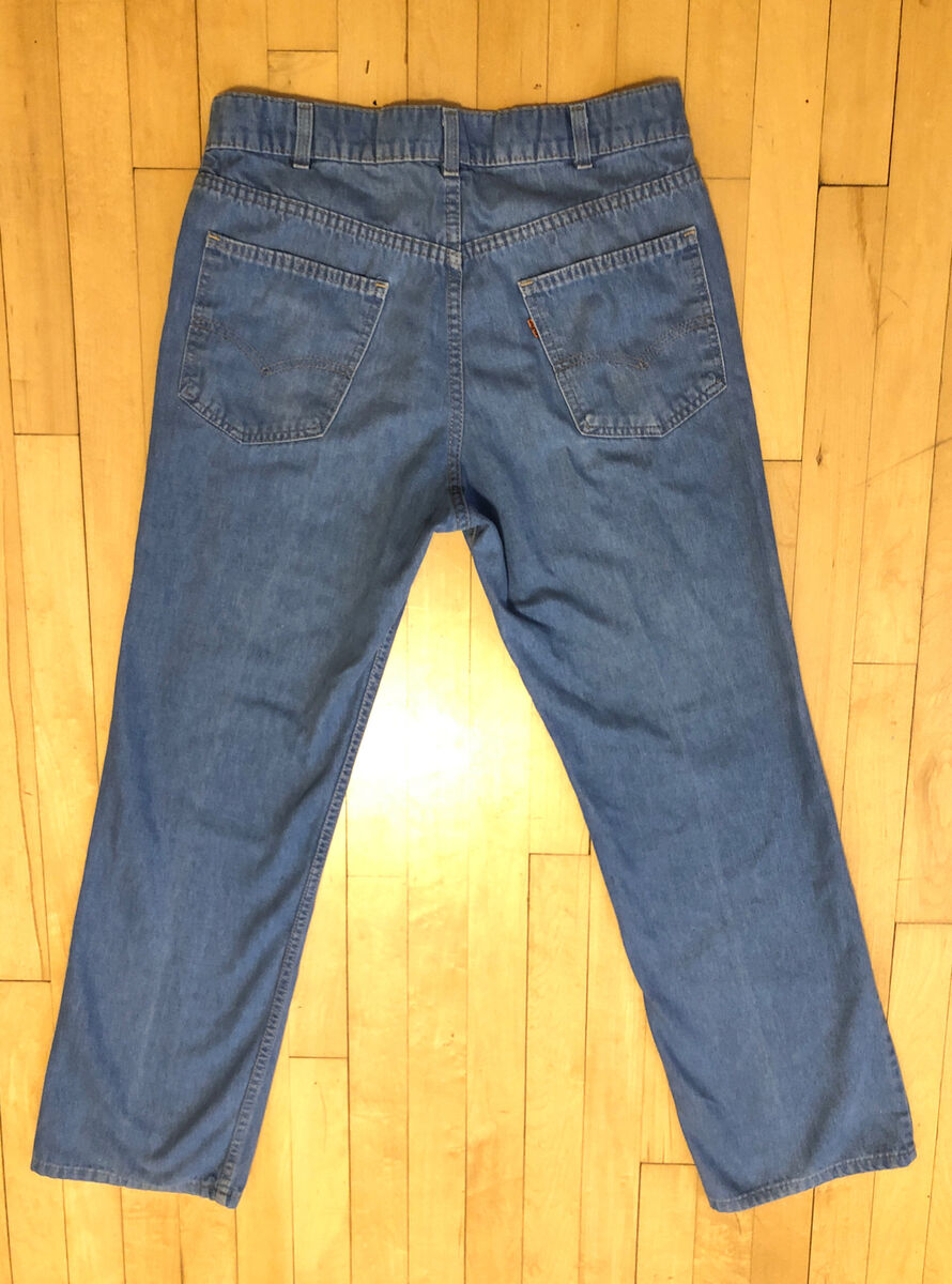 Vintage Levi's For Men With a Skosh More Comfort Orange Tab Denim