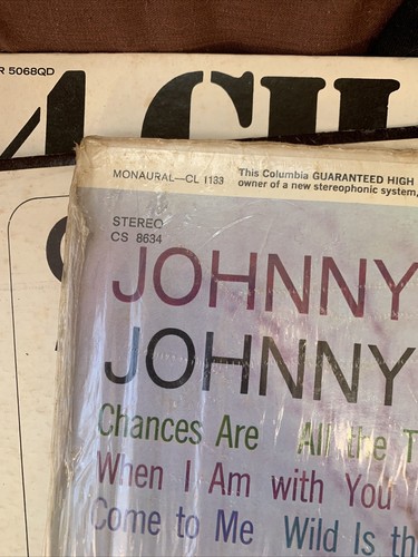 JOHNNY MATHIS Johnny's Greatest Hits LP Record Columbia 1962 CS 8634 (VG) - Picture 8 of 22