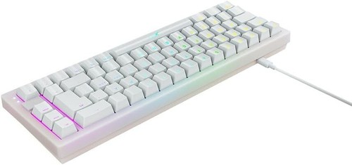 Xtrfy K5 White Compact RGB Wired Gaming Keyboard Hotswap Prebuilt Kailh Red 65% - Picture 7 of 7