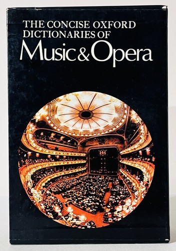 The Concise Oxford Dictionaries of Music & Opera Two Book Box Set 1977 Paperback - Picture 3 of 10