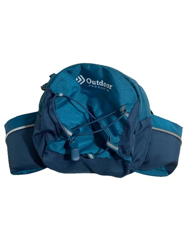 Outdoor Products Blue Water Bottle Hydration Hiking Waist Bag Fanny Pack - Picture 1 of 12