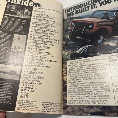 CAR CRAFT Magazine September 1977 - Wild Street Machines, Homebuilt Supercars! - Picture 3 of 10