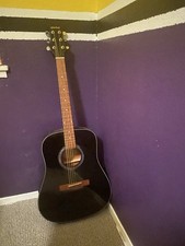 Fender CD-60 6-String Acoustic Guitar - Black