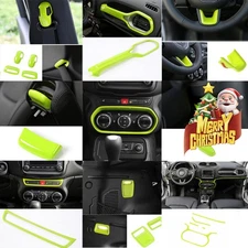 Interior Mouldings Decal Sticker Cover Trim Green Kit for Jeep Renegade 2016-19