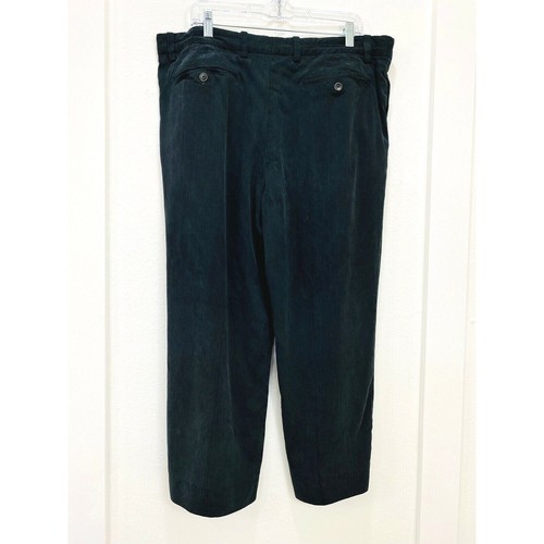 Tommy Bahama Men's Pleated Pants Actual Size 38Wx25.5L Blue Silk Blend - Picture 2 of 9