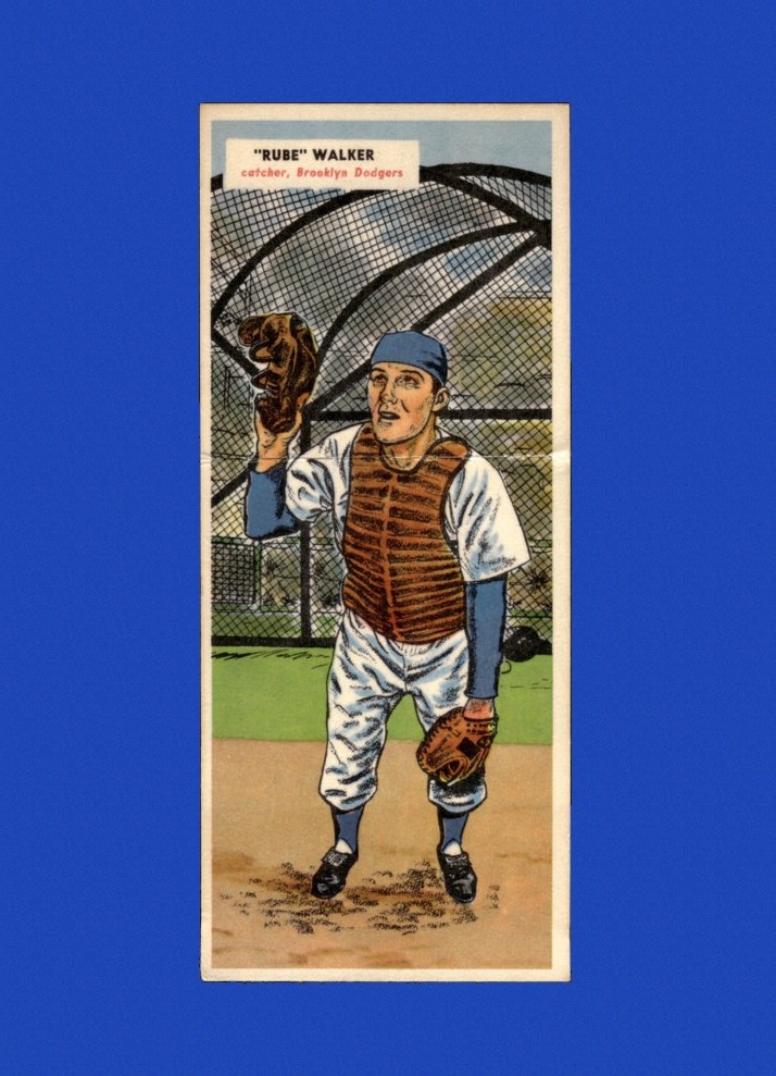 1955 Topps Double Header Set-Break # 15 16 Rube Walker/Lou Limmer EX-EXMINT