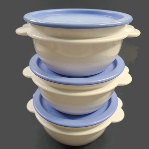3er Set Tupperware Schmetterling One Touch Schüsseln Behälter 16 oz 500 ml 2514A - Bild 4 von 12