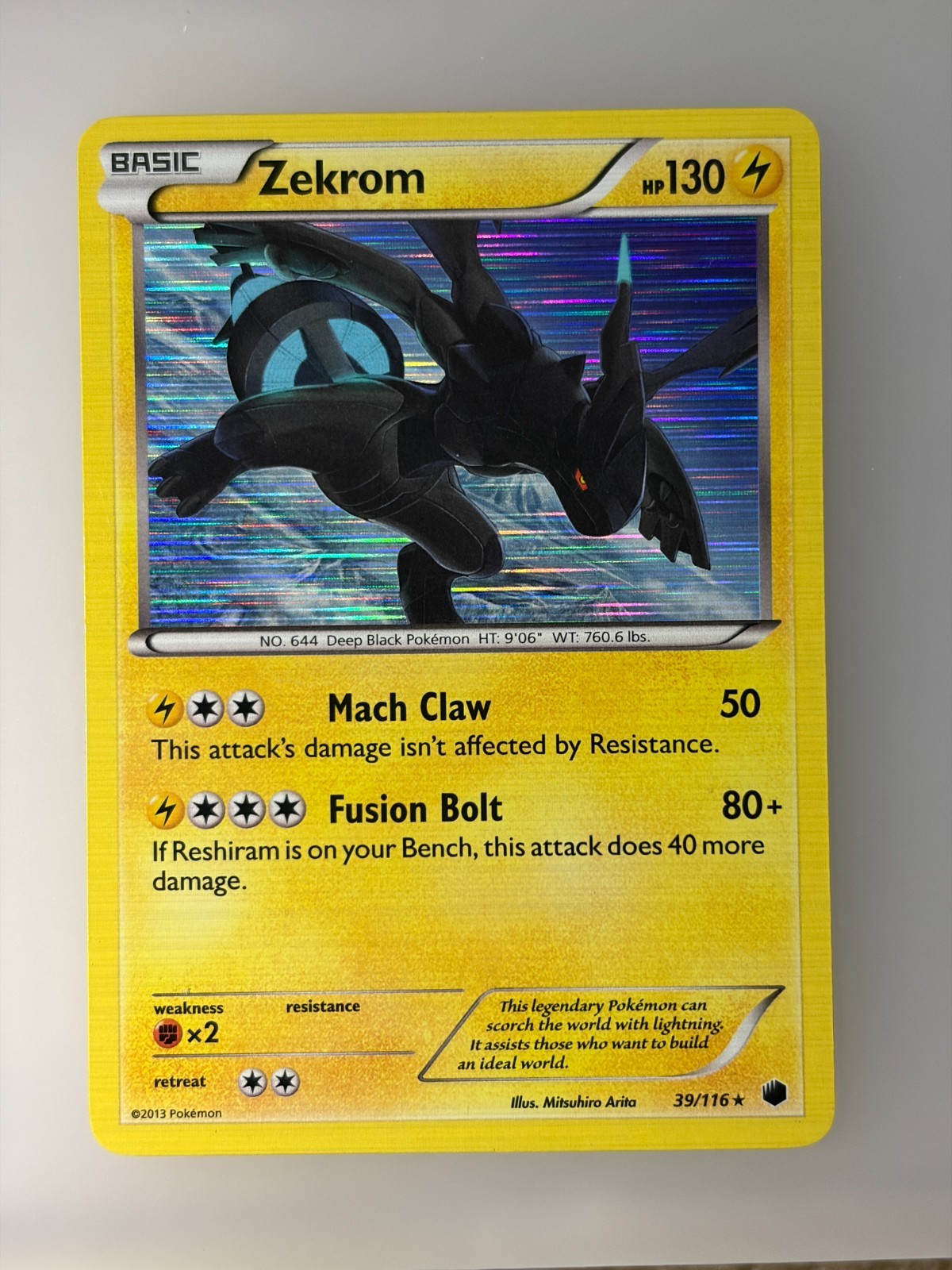 Zekrom 39/116 Plasma Freeze Holo