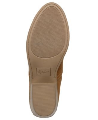 STYLE & COMPANY Womens Brown Raniaa Round Toe Block Heel Slip On Booties 5.5 M - Picture 4 of 8