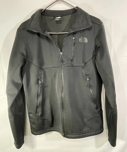 The NORTH FACE Black Apex Riser Men’s Small Wind Soft Shell Zip Sweater Jacket - Picture 1 of 8