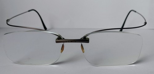 Chanel Eyewear Randlos Bronze Metall Floating Butterfly 54-16 Gestell eyeglasses