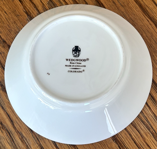 COLORADO Dessert Bowl 5 1/8" Vintage Wedgwood England Bone China EUC Fruit Sauce - Picture 4 of 4