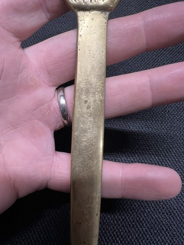 vintage brass letter opener with a pineapple design - Bild 4 von 10