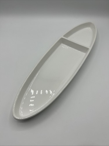 Faiancas Neto And Gomes Divided Appetizer Dessert Dip Dish Tray 17” Platter - Picture 3 of 11