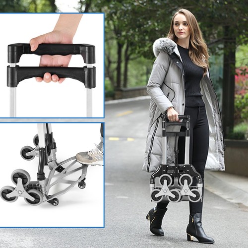 Carro de escalada plegable camión de mano portátil Dolly con ruedas - Imagen 5 de 12