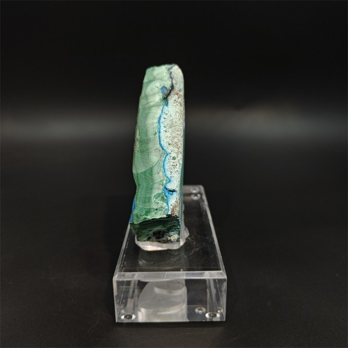 2,53 Pfund natürlicher Malachit Quarz Mineral Probe Kristall Reiki Wohndeko + Ständer - Bild 7 von 9