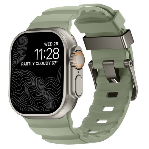 For Apple Watch Ultra Series 10 9 8 7 6 SE 42/44/45/46/49mm Silicone Strap Band - Zdjęcie 5 z 20