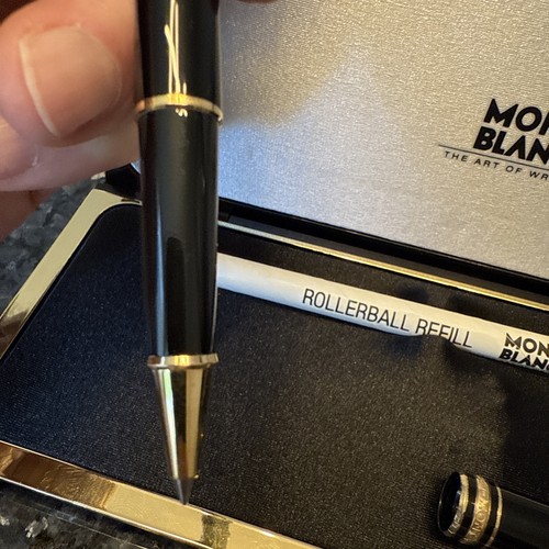 Montblanc Meisterstuck Rollerball Pen Black Made in Germany -  Vintage Needs Ink - Bild 10 von 17
