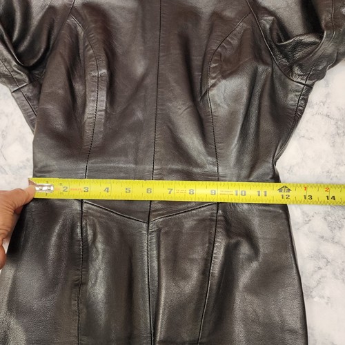 Vintage Michael Hoban Leather Dress - Picture 9 of 13