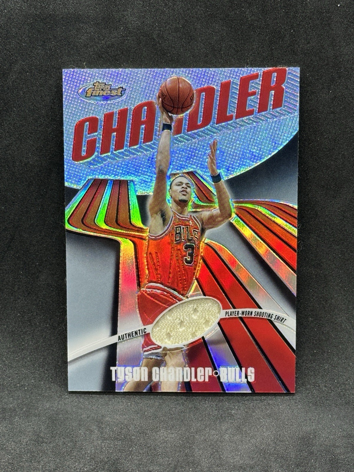 2003-04 Topps Finest Refractor /250 Tyson Chandler #59 Chicago Bulls