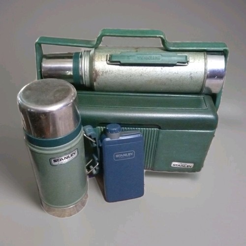 Stanley Aladdin Lunch Box Cooler Soup Bottle Flask Thermos Combo Set Fathers Day - Picture 1 of 7