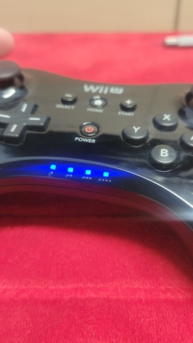 Offizieller Original Zubehör Hersteller Nintendo Wii U Pro Schwarz Wireless Controller und Ladegerät WUP-005 - Bild 2 von 7
