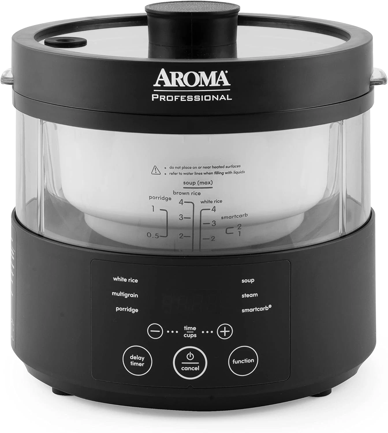 Smartcarb 8-Cup Multicooker & Steamer for Healthy Low-Carb Rice & Grains