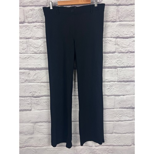 Betabrand Women’s L Long Black Bootcut Dress Yoga Pants Work Travel Comfort - Picture 4 of 12