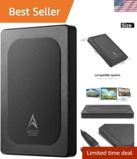 Portable 1TB External Hard Drive with USB 3.0 – Ideal for Gamers & Laptops!