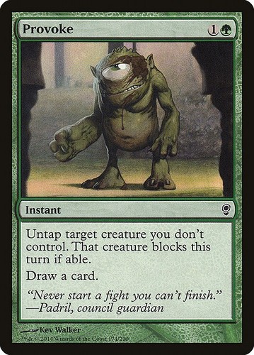 Provoke - CNS (Conspiracy) #174 MTG Magic The Gathering Green WotC