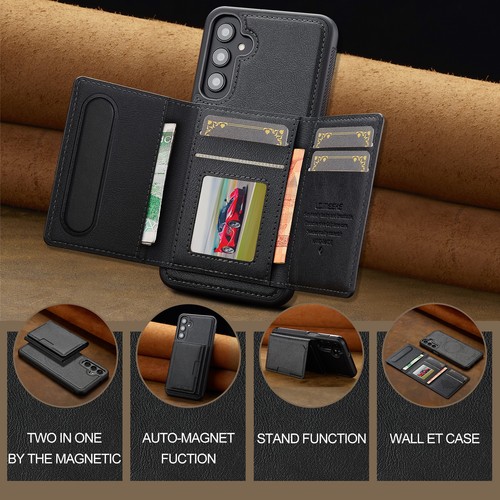 For Samsung A56 A55 A54 A53 A52 Leather Magnetic Wallet Case Shockproof Cover - Photo 6/17