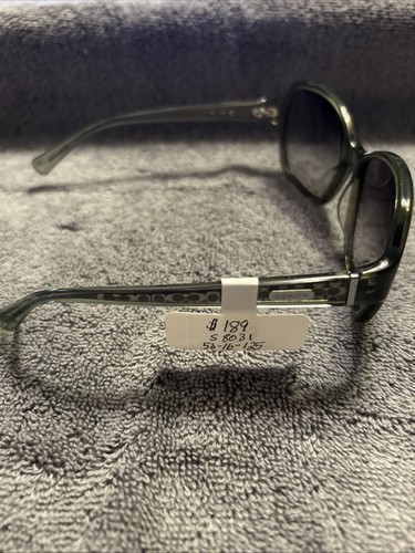 New Coach Sunglasses Mod. S8031 Size 53-16-125 Dark Green Guaranteed Authentic - Picture 4 of 5