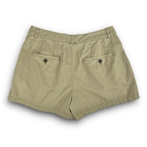 NWT Lucky Brand Rumpled Wide Leg Chino Short Ladies Sz 12 Dusty Olive Dark Khaki - Picture 14 of 17