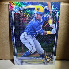 2025 Bowman - Chrome Prospects Jesus Made #BCP-50 Mojo Refractor (RC)