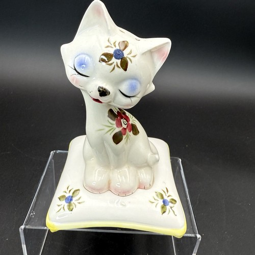Vintage Enesco Salt and Pepper Shakers - Cat on pillow - Japan - 1950's - Picture 8 of 8
