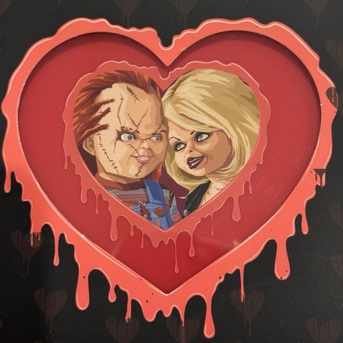 Glamlite x Chucky & Tiff Mirror Romance Is Dead Heart Shaped Hand Held Mirror - Foto 7 di 14