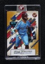 2025 Topps Pristine Gold Pristine Pulsar Refractor 42/50 Kyle Schwarber #144