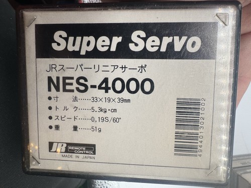 Excellent JR NES-4000 SUPER SERVO Remote Control Airplane High Torque Servo - Picture 3 of 3