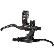 Shimano Deore BL-T610 Long Pull V-Brake Levers Pair I-Spec B Compatible, Black,