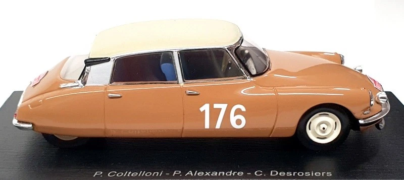 Spark escala 1/43 S5530 - Citroen ID19 #176 ganador Monte Carlo 1959 - marrón/crema Foto 3 de 4