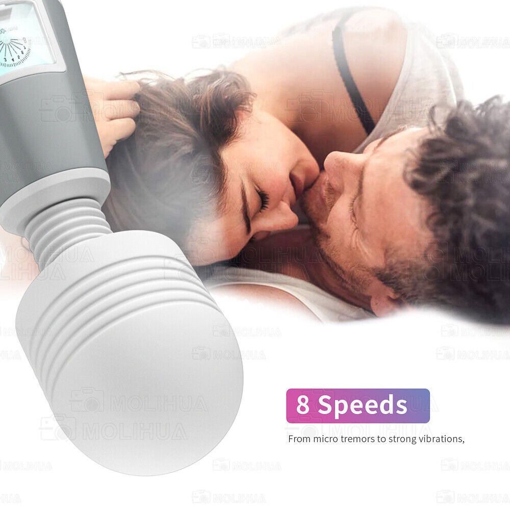 Akku Massagestab Massagegerät Elektrisch Magic Wand Massager Vibrator Stark