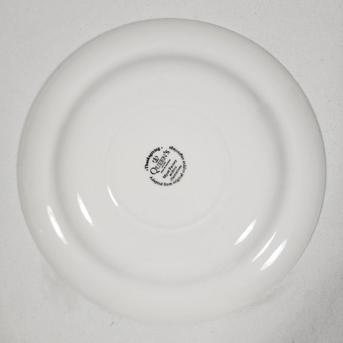 7 piatti da portata Queens Myott Factory 10" Thanksgiving marrone tacchino - Foto 13 di 18