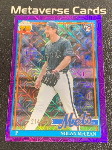 2026 Topps Series 1 Nolan McLean Base (RAW)