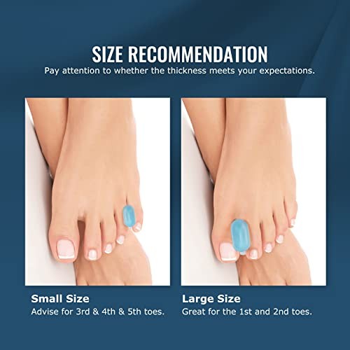 Upgraded Gel Toe Separators – 12-Pack Bunion Pads – Toe Spacers for Strai... - Picture 4 of 9